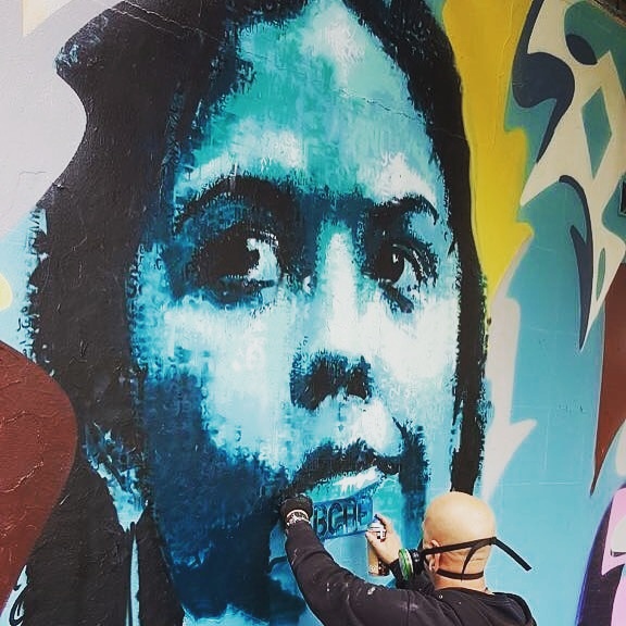 guy denning - street art - upfest 2017 - bristol