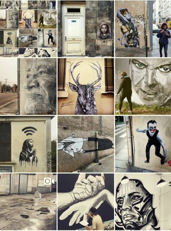 street art avenue - mosaic - cream - novembre 2017