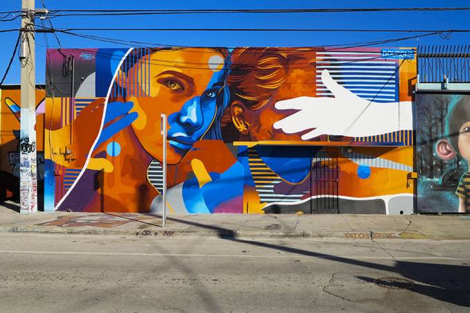 dourone - street art - the light - wynwood miami