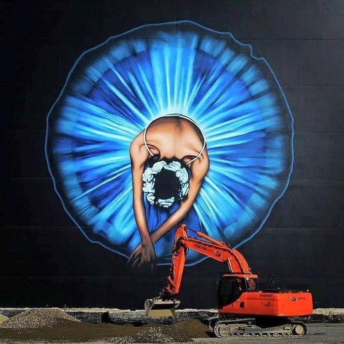 street art avenue - mosaic - owen dippie - christchurh - new zeland