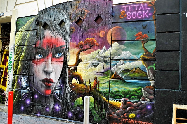 tétal - sock - street art - marseille