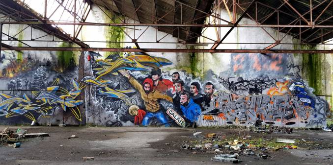 jef - ezra - kaz - acer - ackwa - fresque - street art - graffiti - urbex - lorient