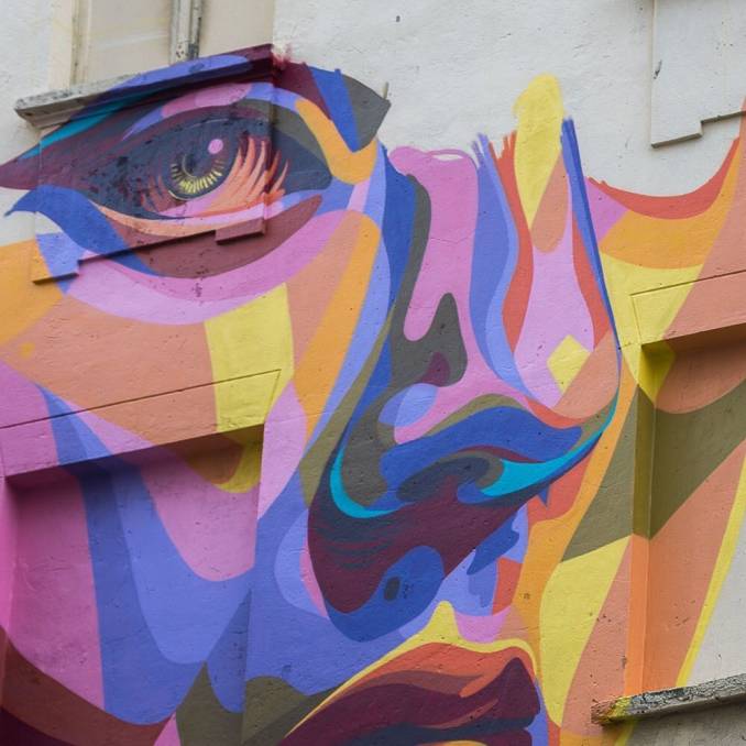 dourone - street art - opia - the crystal ship - ostende - belgium
