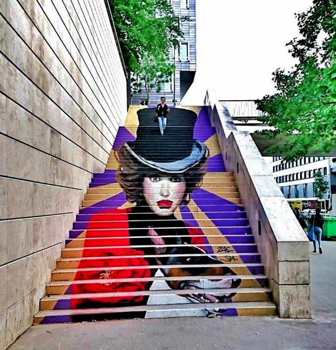zag sia - street art avenue - la parisienne XIII - paris 13