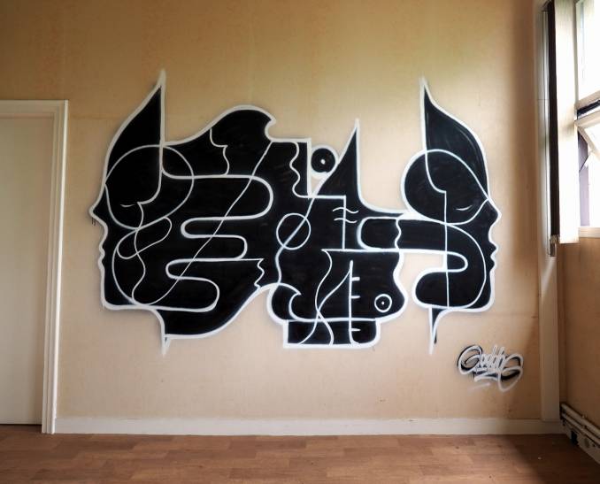goddog - street art avenue - dedale - flop - vannes