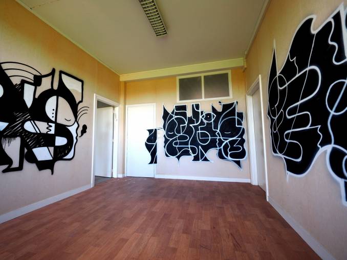 goddog - street art avenue - dedale - flop - vannes