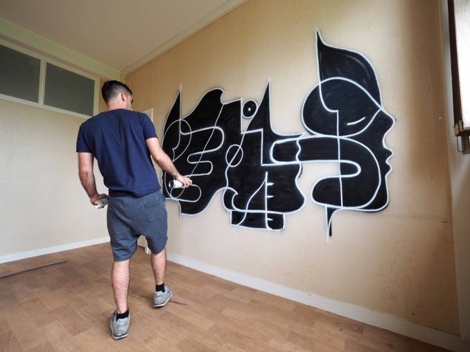 goddog - street art avenue - dedale - flop - vannes