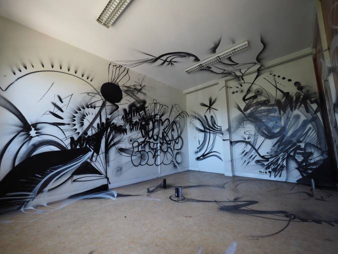 mika - street art avenue - dedale - free zone - level2 - vannes