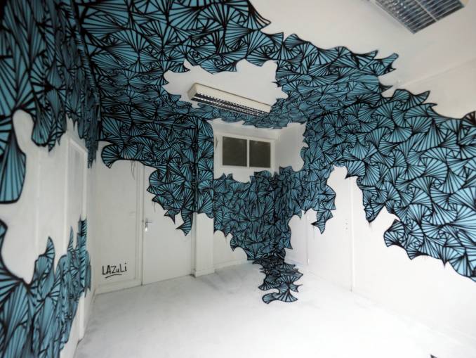 lazuli - street art avenue - dedale - vannes